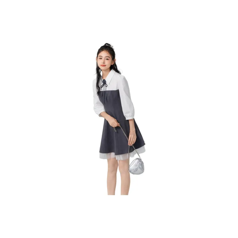ZIHAN Long-Sleeved Dresses Women's Dark Gray-1
