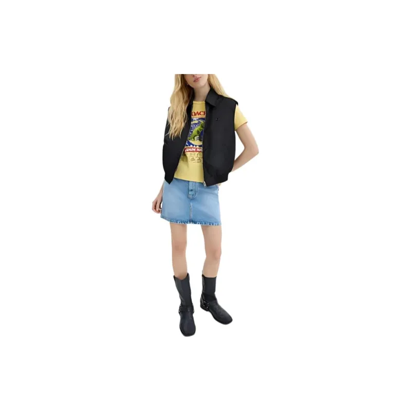 COACH Vests Women's Black-1