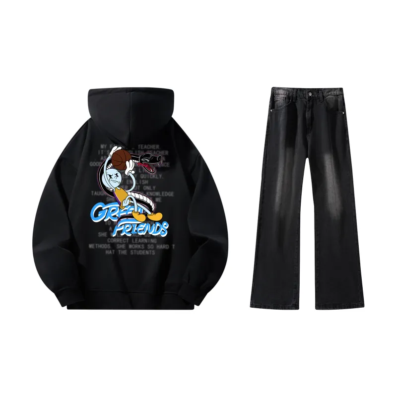 GF x WULIAOYUAN LIANMINGKUAN Sweatshirt Set Unisex-30