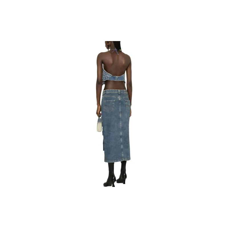 Blumarine Denim Cargo Skirt-2