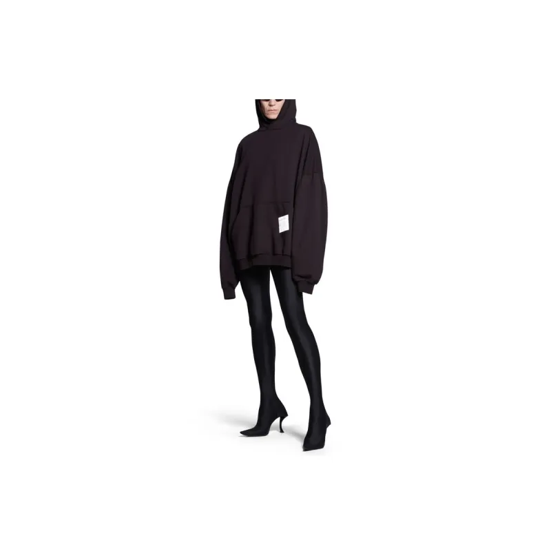 Balenciaga Sweatshirt Loose Fit Style Women's Black-2
