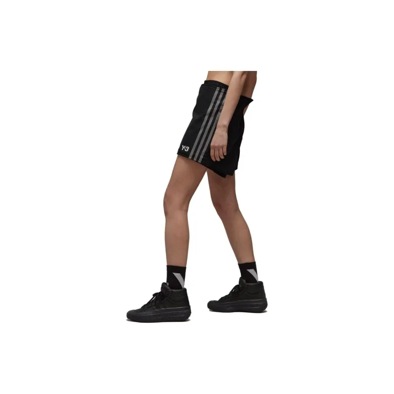 Y 3 Logo print Cotton Skorts-2