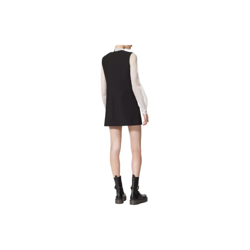 Valentino FW22 Long-Sleeved Dresses Women's Black-2