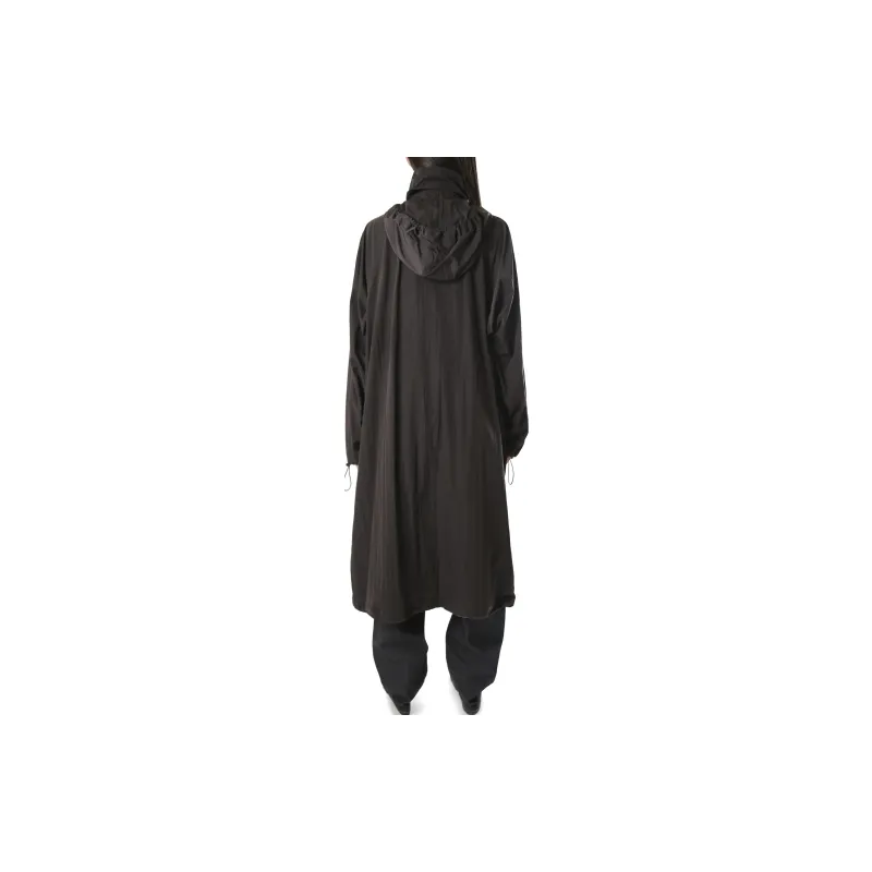 Bottega Veneta Zip Detailed Longline Coat-1