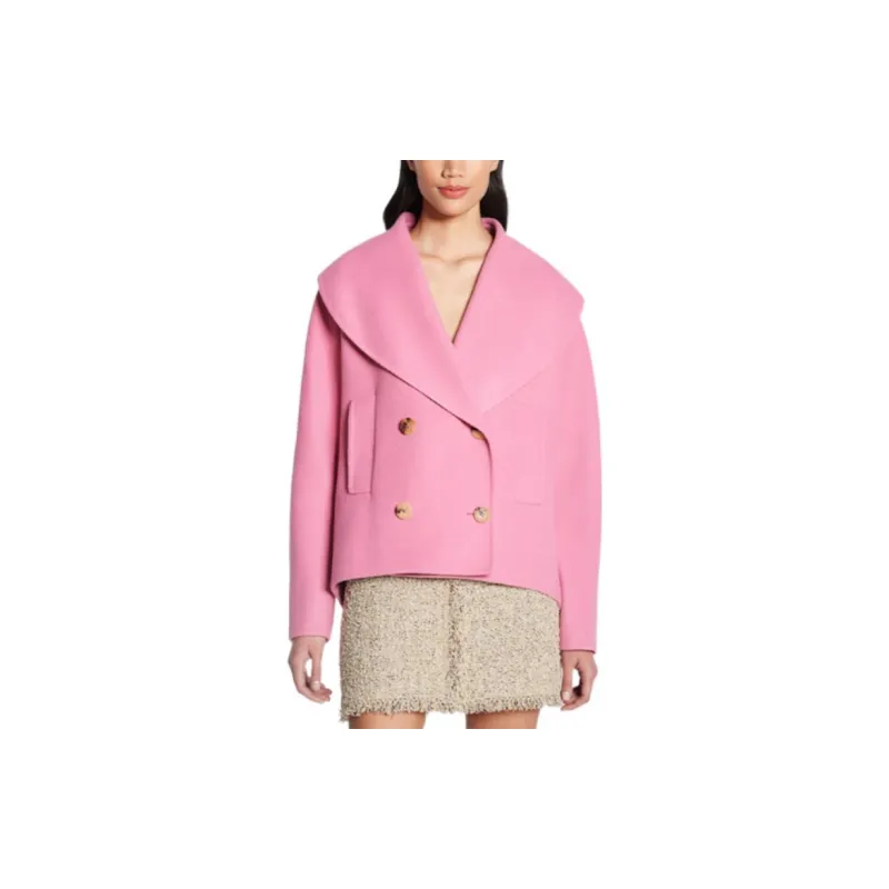 Lanvin Velvet Jackets Women's Pink-2