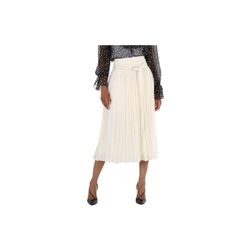 Chloe Casual Long Skirts Women's White-2