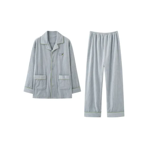 UAVAE Pajama Set Men's Gray Blue