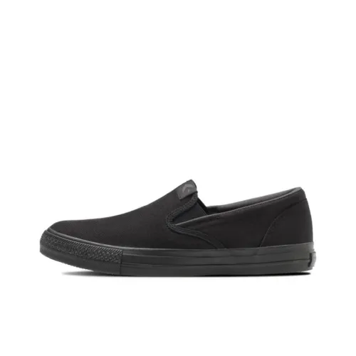 Converse Anti Slip Wear Resistant Low Top Canvas Shoes Women's Black