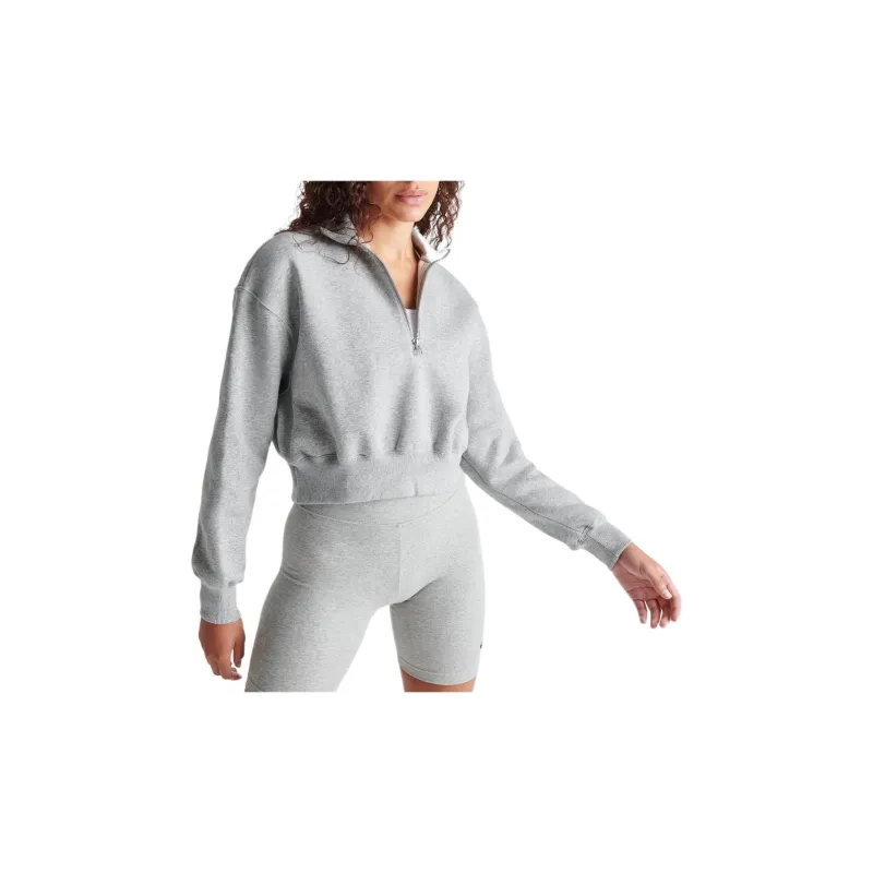Nike Sportswear Phoenix Fleece Women's 1/4 Zip Cropped Sweatshirt-4