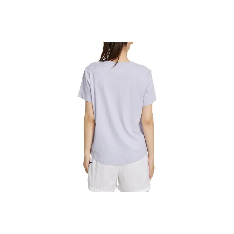 Nike Sportswear Essentials Women'ss Retro Logo Print Crewneck T-Shirt Purple-5
