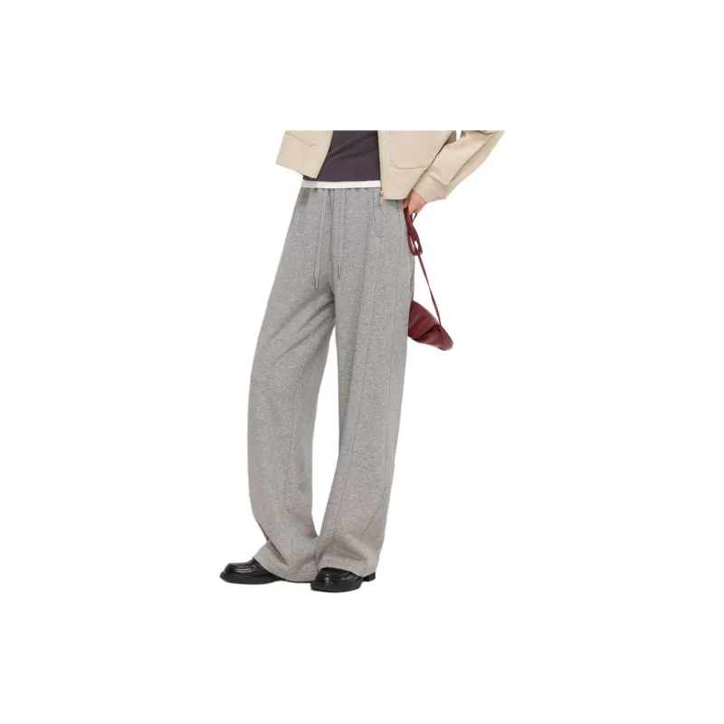 ZIHAN Casual Pants Women's Heather Gray-2
