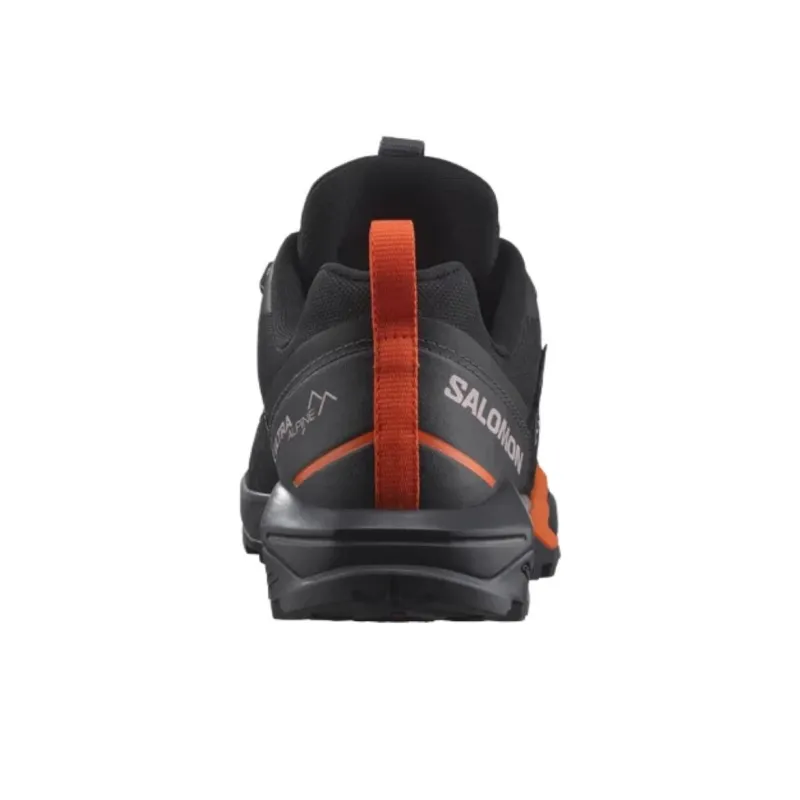 SALOMON Gore Te Anti Slip Wear Resistant Low Top Trekking Shoes Women's Black Orange-3