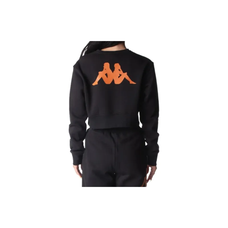 Kappa Authentic Ambilobe 2 Pullover Sweatshirt Women's Black-3