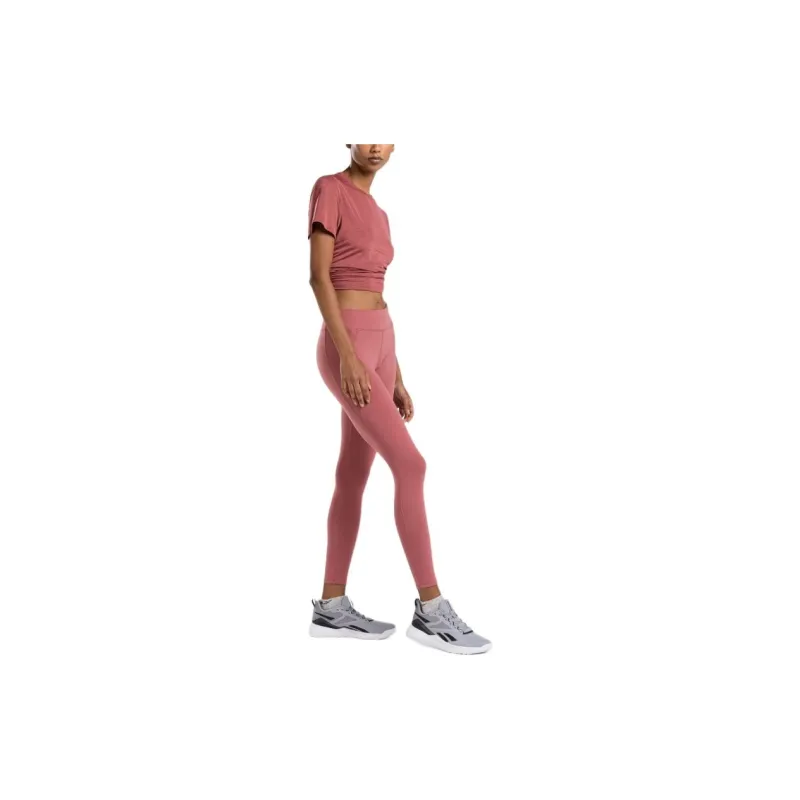 Reebok Lux Leggings Athletic Trousers Women's Coral Pink-3