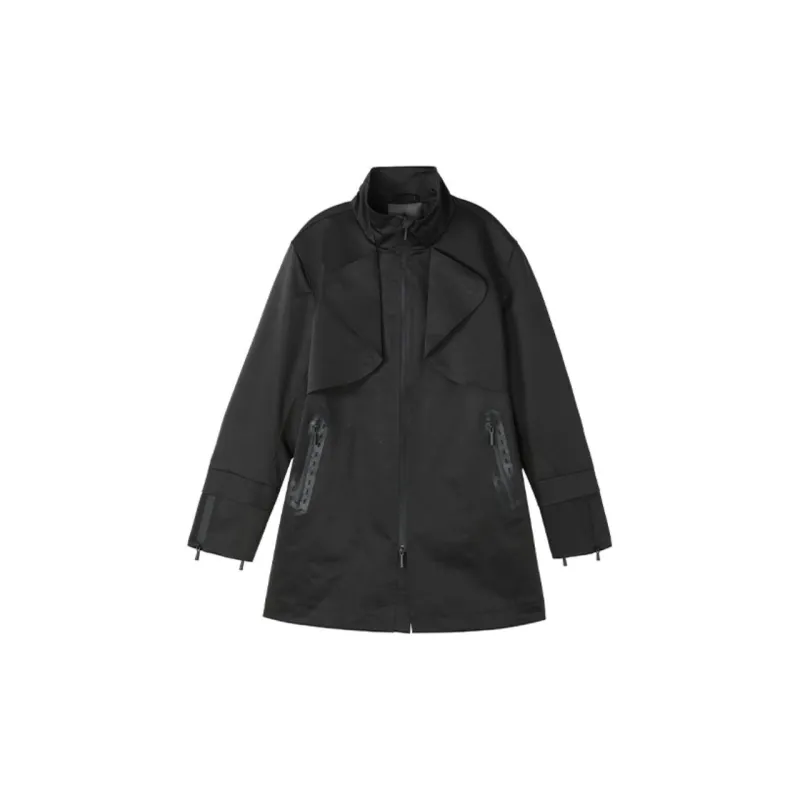 NORVINCY Outdoor Casual Travel Double Zip Closure Mecha Hoodless Jacket Unisex-7