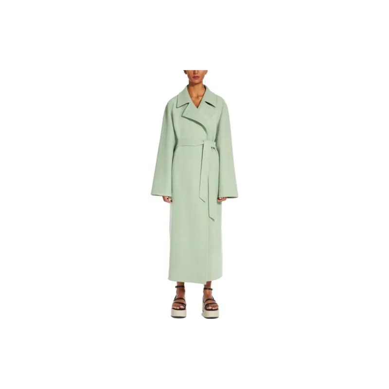MaxMara Belted Long Sleeved Coat-1