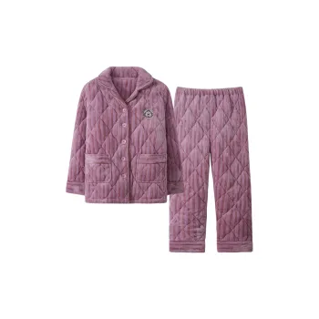 MIIOW Pajama Set Women's Dark Purple