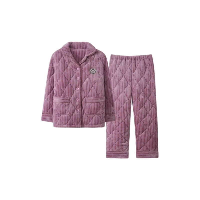 MIIOW Pajama Set Women's Dark Purple-0