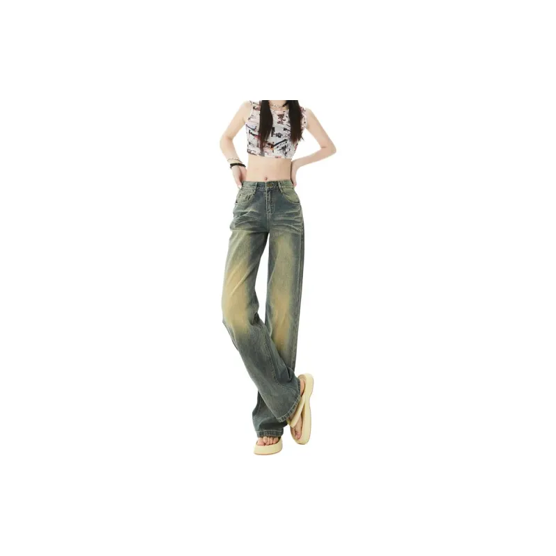 SONGS ALONG Jeans Women's Vintage-2