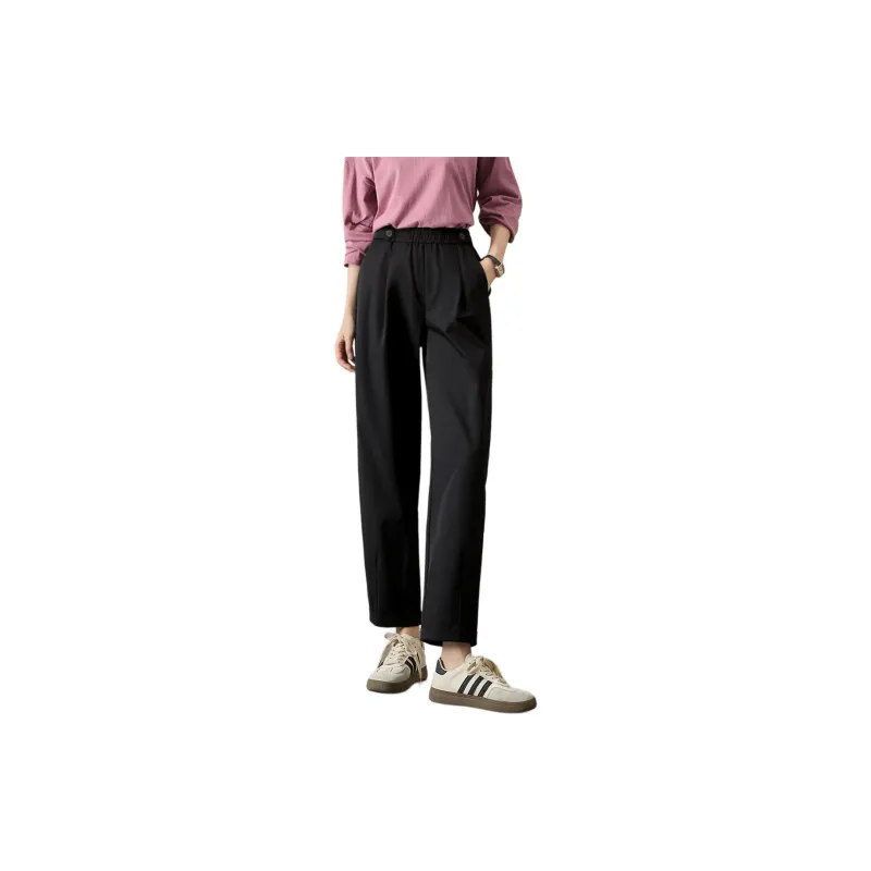 Mo Han Yi Mei Casual Pants Women's Black-1