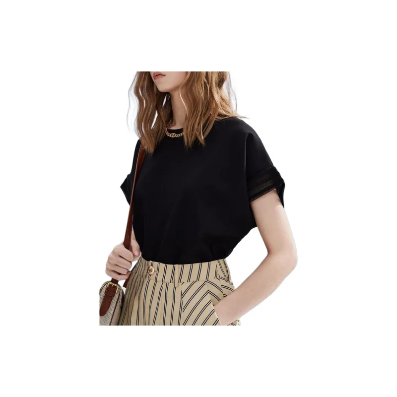 DKNY T-Shirts Women's Black-2
