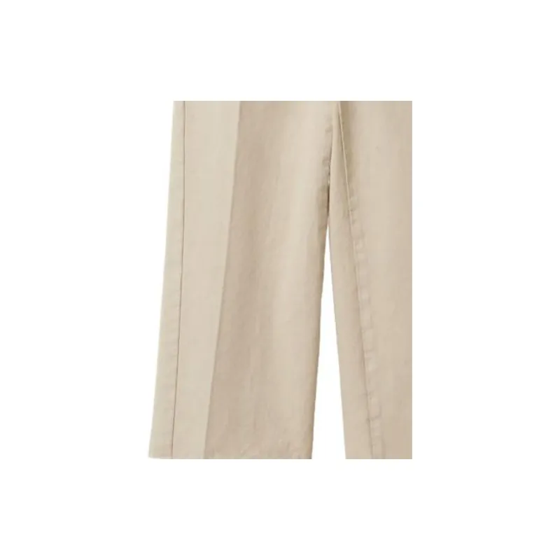 MIU MIU SS24 Casual Pants Women's Chalk White-3