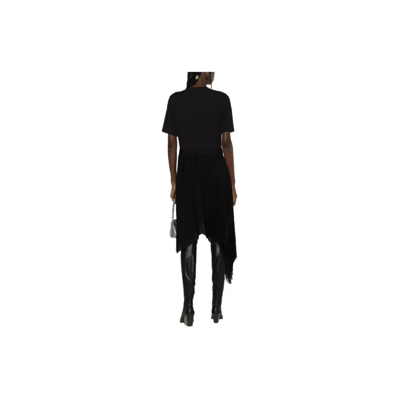 Givenchy Asymmetric Pleated Midi Dress-4