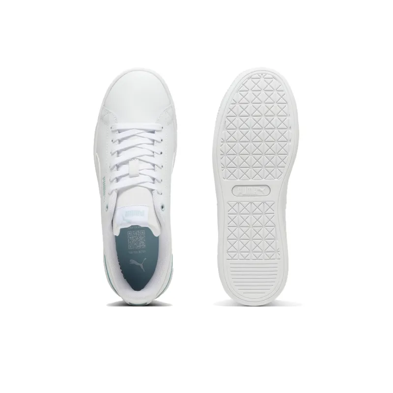 PUMA Vicky V3 Abrasion Resistant Low Top Skateboard Shoes Women's White-3