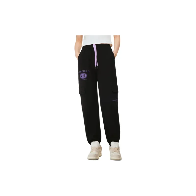 Fun x JIAFEIMAO Casual Pants Women's Black-1
