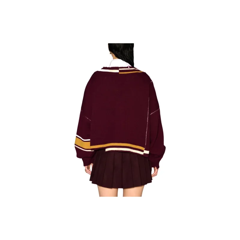 AMBUSH Raw cut Striped Jumper-3