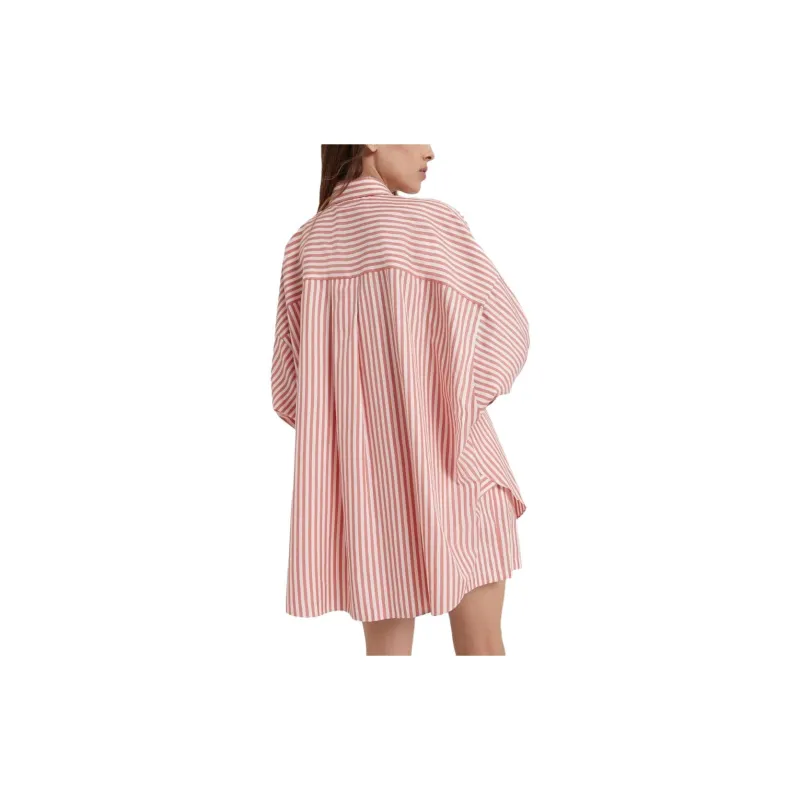 Brunello Cucinelli Monili Chain Detailed Striped Shirt-1