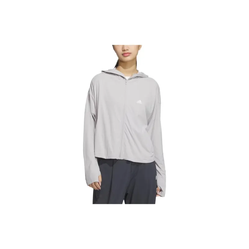 Adidas Sun Protection Clothing Women's Light Gray-1