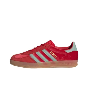 Gazelle Women's Adidas Originals Indoor 'Better Scarlet Green Velvet'