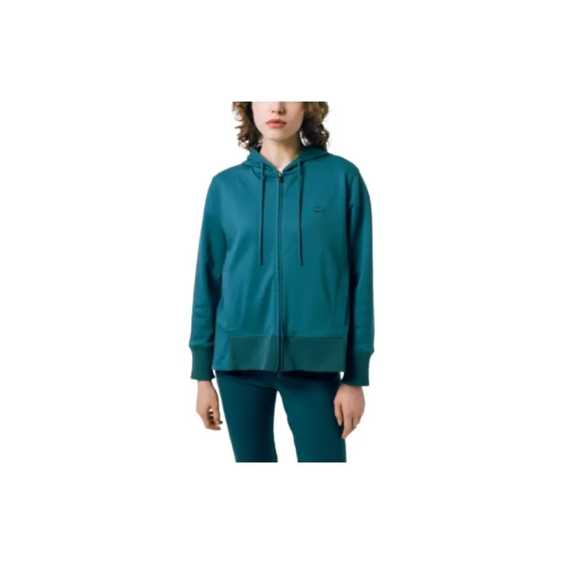 LACOSTE Sweatshirt Women's Emerald Blue-2
