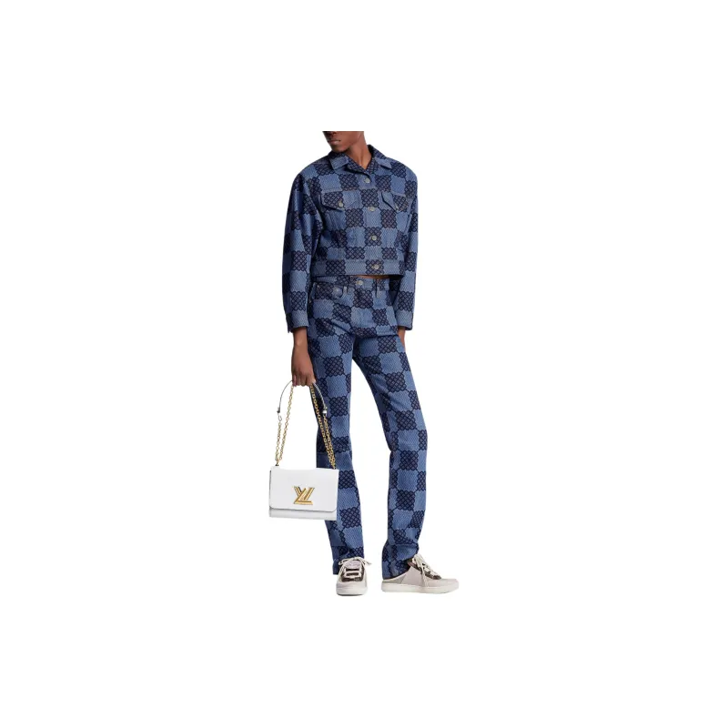 Lv Damier Jeans-1