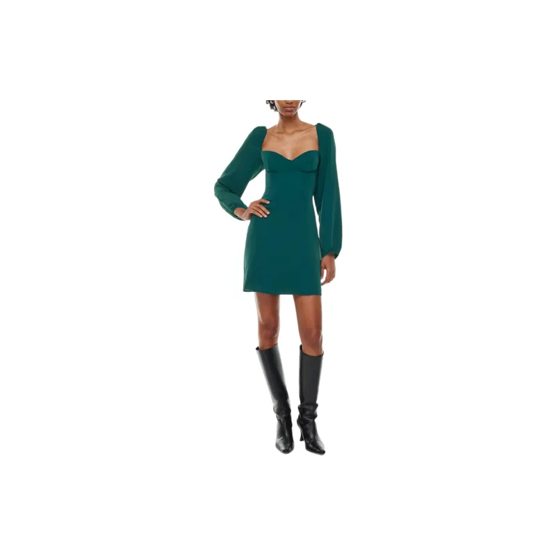 ARITZIA Wilfred Novella Dress Long-Sleeved Dresses Women's Deep Pandora Gr-3
