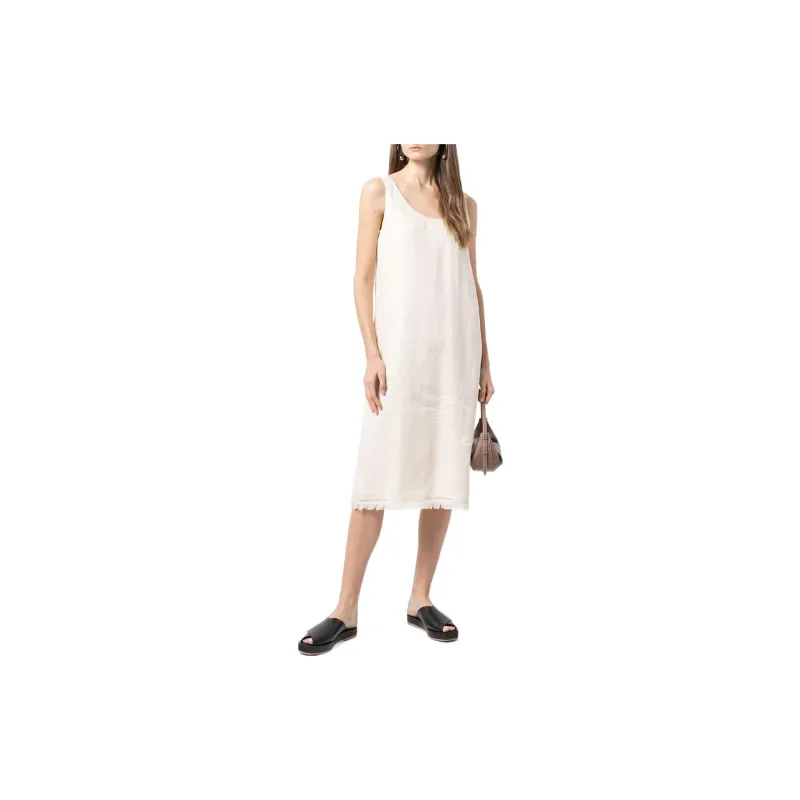 THEORY Sleeveless Dresses Women's White-1