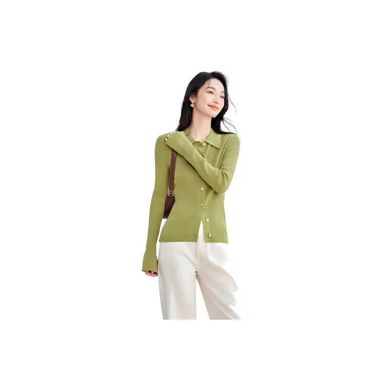 La Chapelle Knitwear Women's Matcha-4