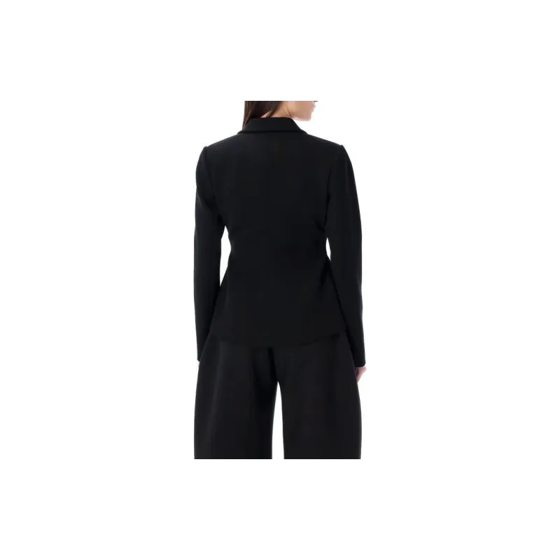 Alaia Double Breasted Long Sleeved Blazer-4