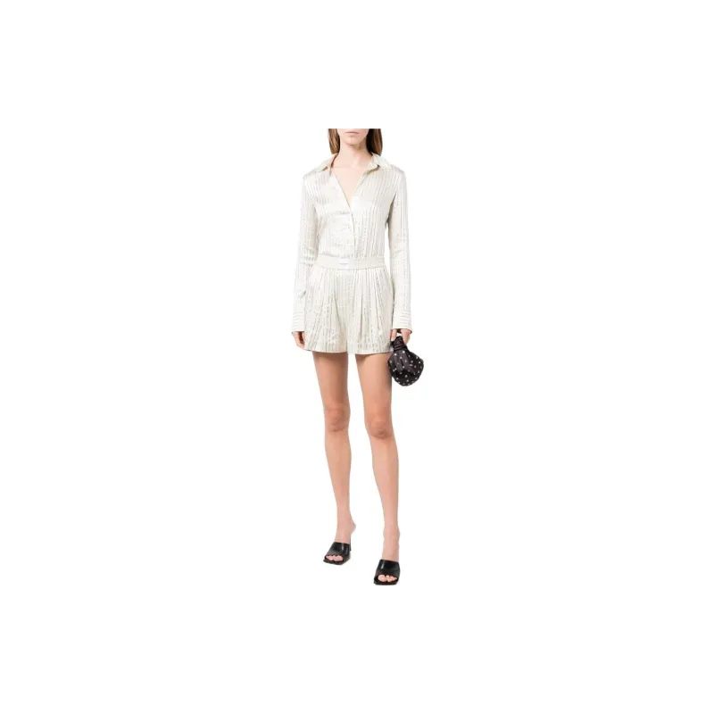 Alexander Wang SS23 Casual Shorts Women's White-1