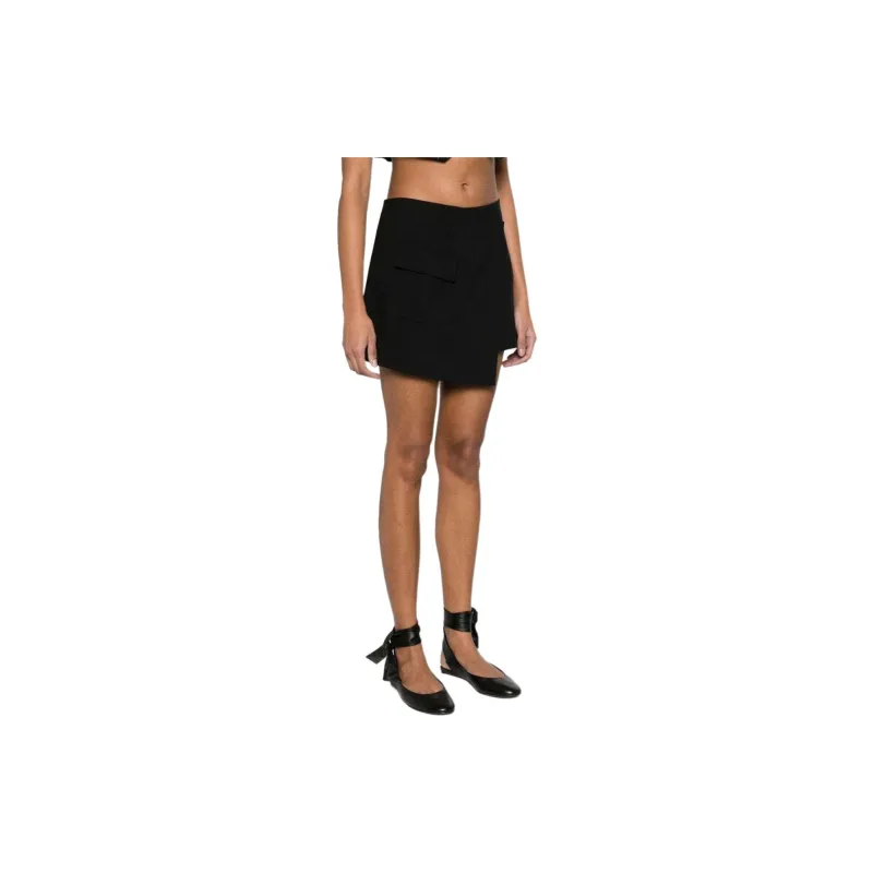 MSGM Casual Shorts Women's Obsidian Black-3