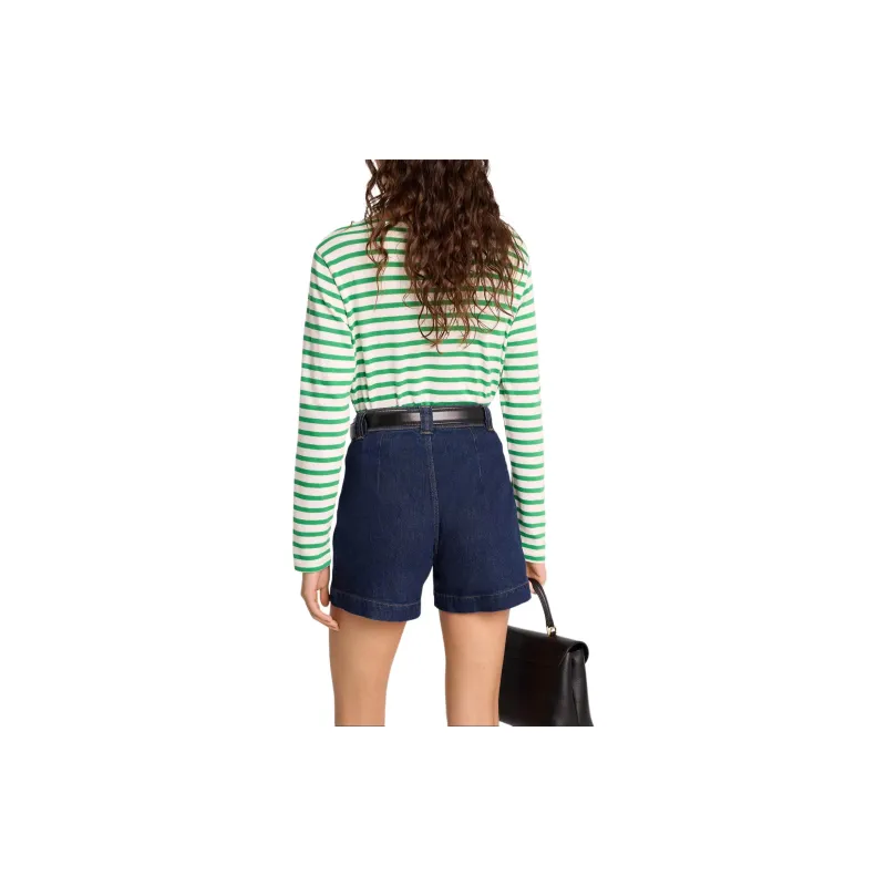 SPORTY & RICH Breton Striped Long sleeve Top-3