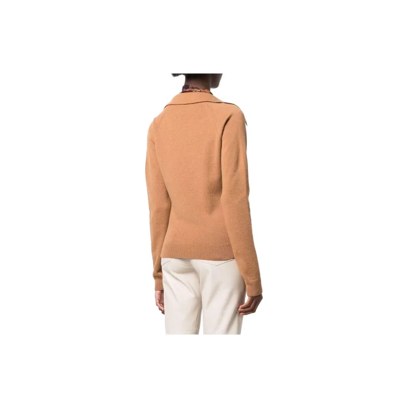 NANUSHKA Jodi Rib trimmed Knitted Cardigan-2