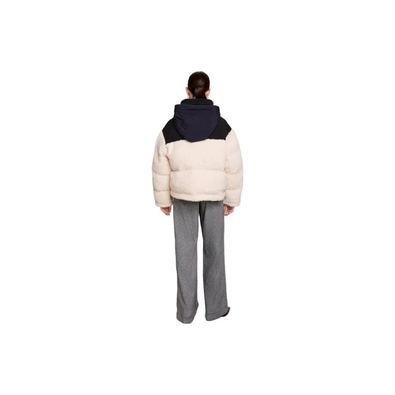 Maje Colour block Padded Jacket-1