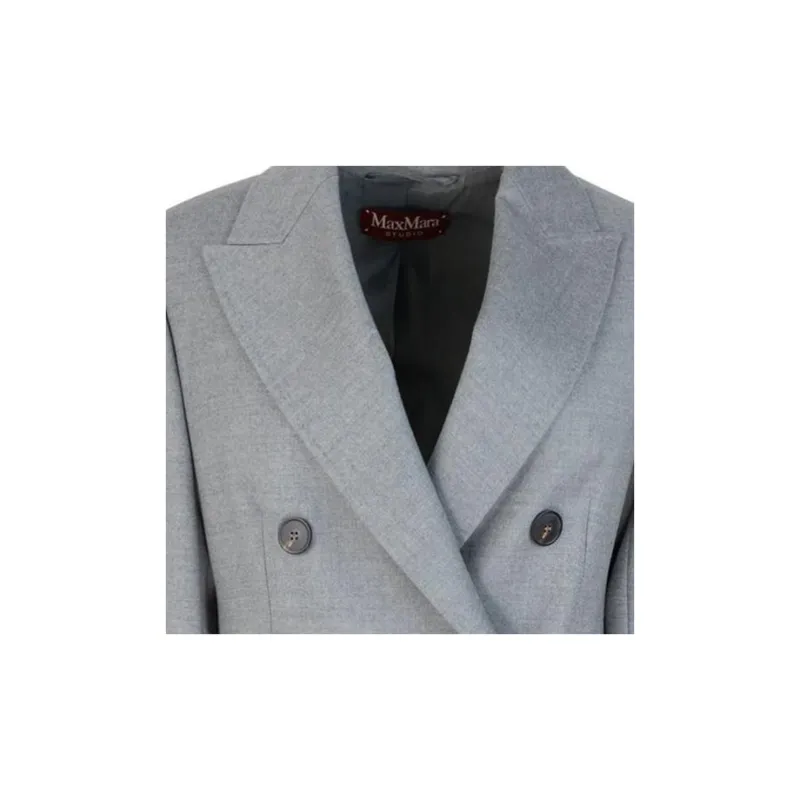 MaxMara Studio Double Breasted Long Sleeved Jacket-2