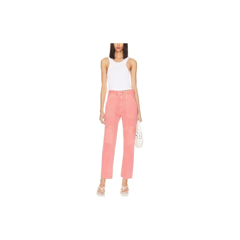 AGOLDE Jeans Women's Grapefruit Color-3