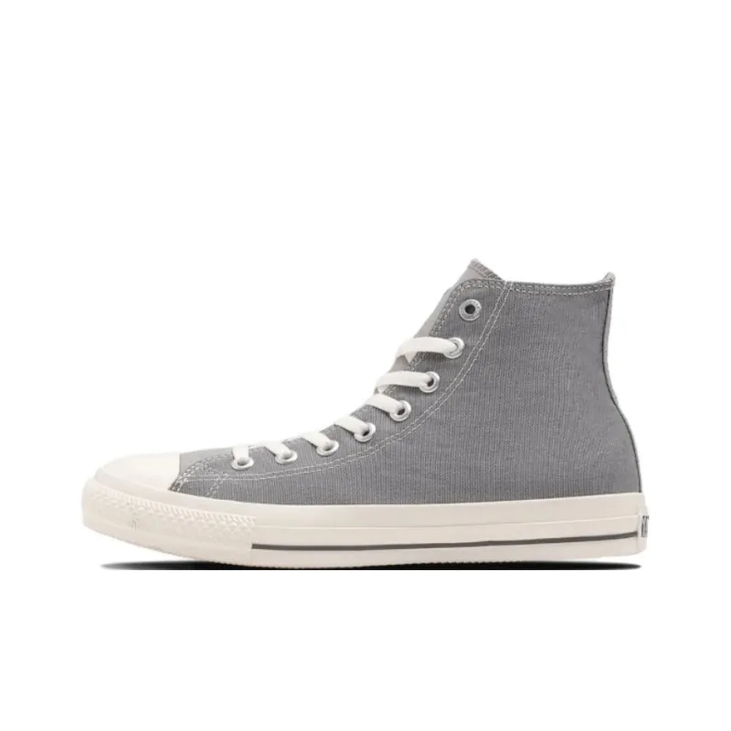 Converse All Star Anti Slip Wear Resistant High Top Canvas Shoes Women's Gray-0