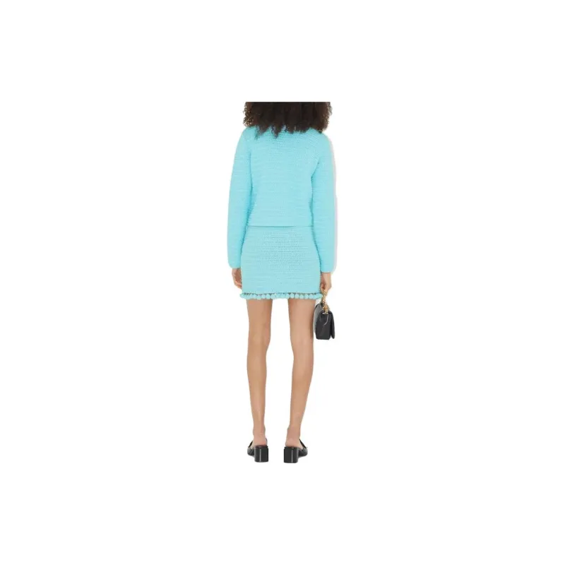 Burberry SS23 Casual Short Skirts Women's Blue-2
