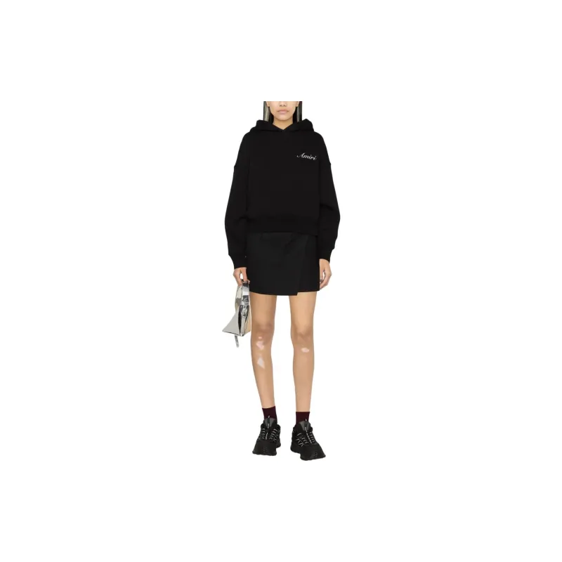 AMIRI Logo-embroidered Cotton Hoodie-3