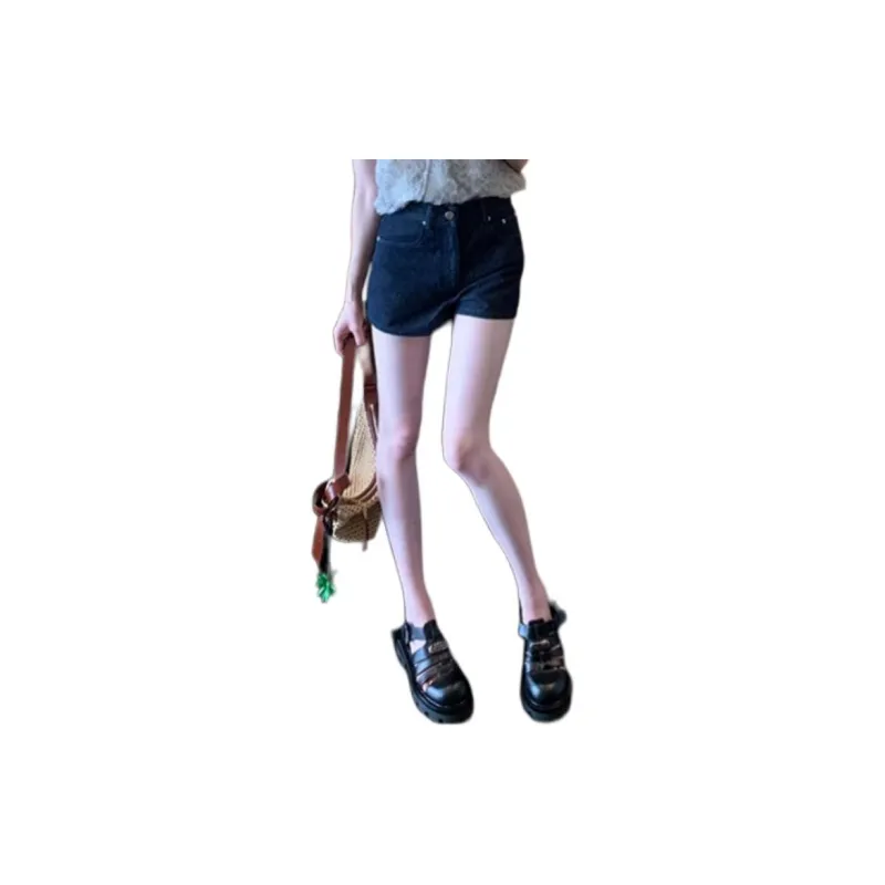 FORNI Denim Shorts Women's Ocean Blue-1